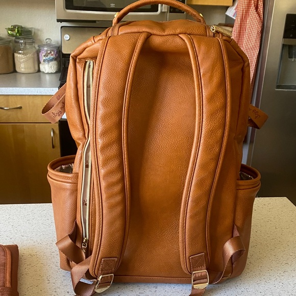 Itzy Ritzy Brown Leather Backpack - Picture 7 of 16